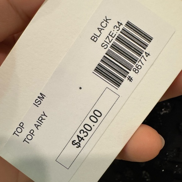 BNWT Isabel Marant Airy Sheer Polka Dot Blouse size 34/USXS $430 - Picture 7 of 9